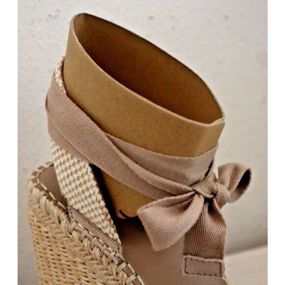Vince Camuto Women's Sz 8.5M Truffle Taupe Bendsen Espadrille Wedge Sandals - Picture 7 of 11